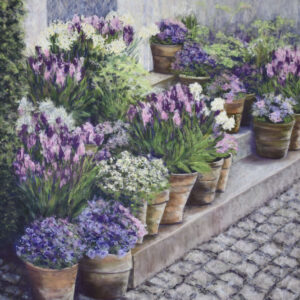 Floral paintings by Lorraine Roberts