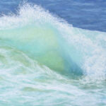 Wave pastel painting by Lorraine Roberts
