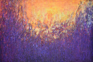 Abstract painting by Lorraine Roberts