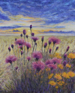 Floral pastel painting by Lorraine Roberts