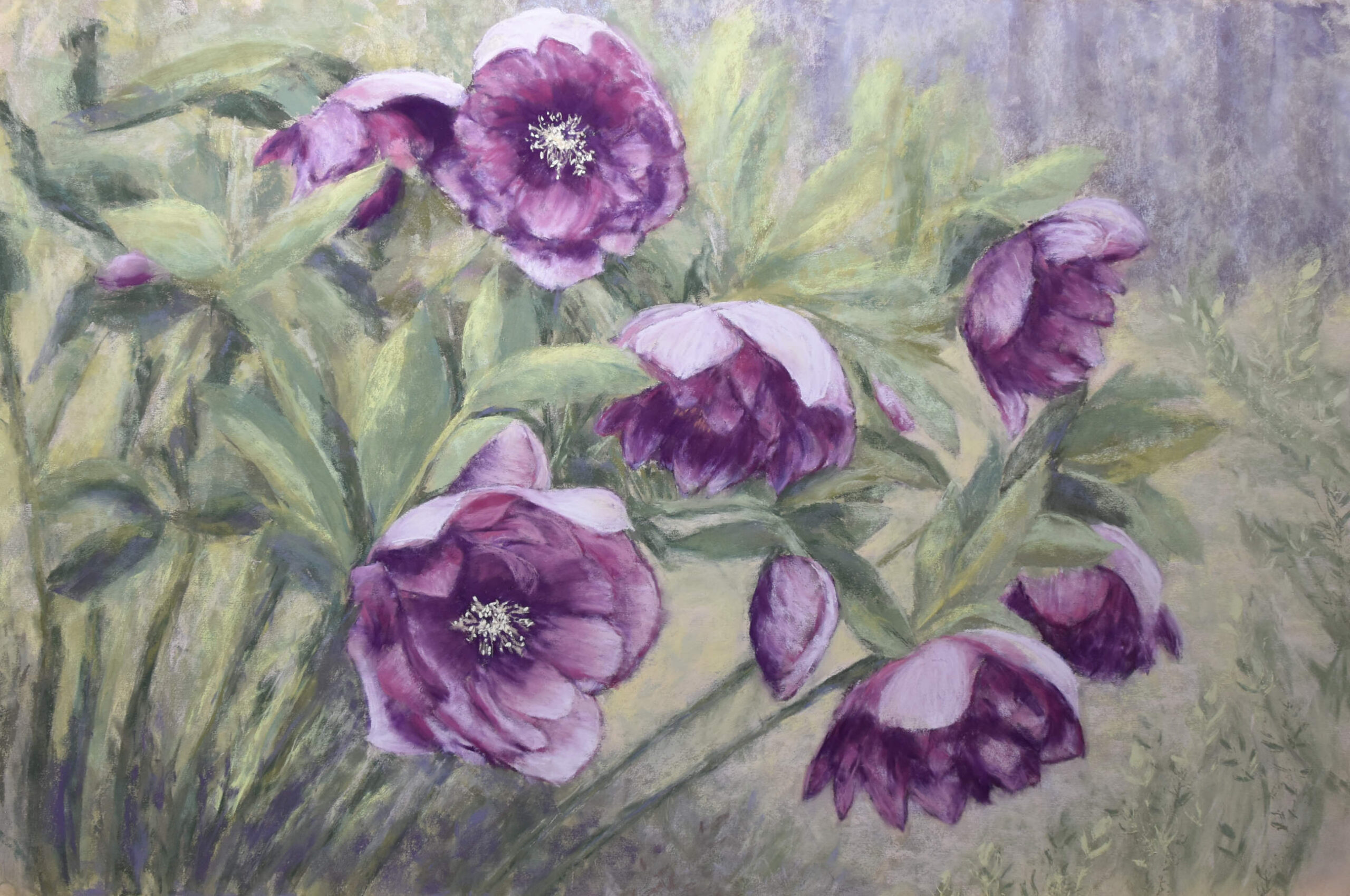 floral painting by Lorraine Roberts