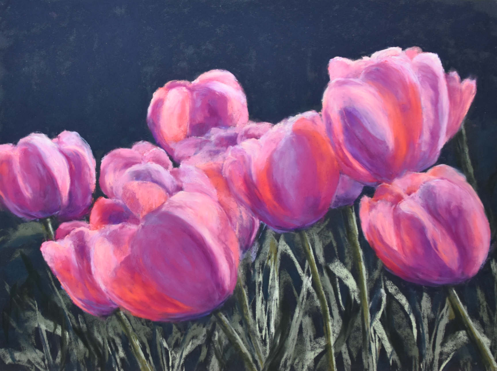 Tulips painting by Lorraine Roberts